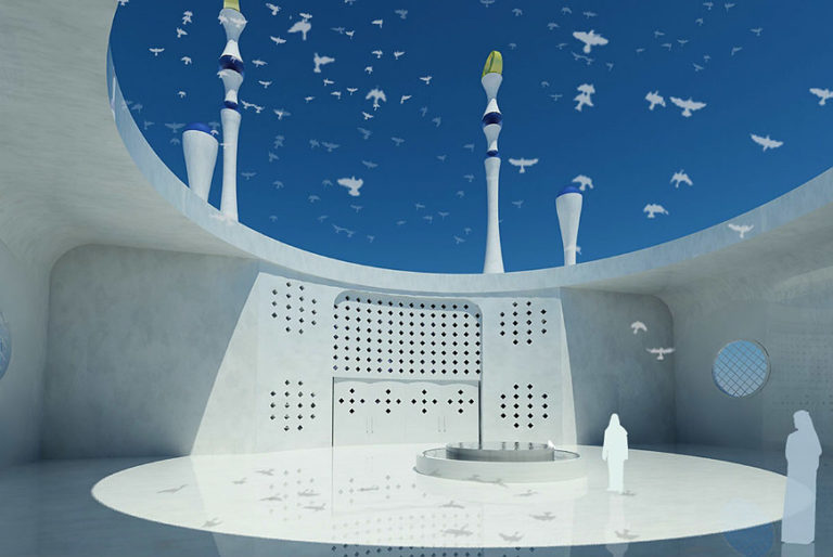 Waterstudio-floating-mosque-dubai-outside - Waterstudio